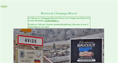 Desktop Screenshot of champagne-bricout.fr